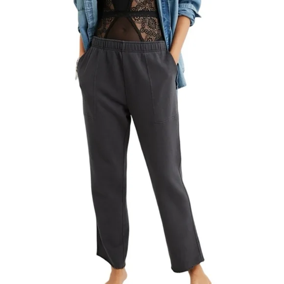 NWT Aerie Slouchy Fleece Sweatpants - Picture 4 of 6